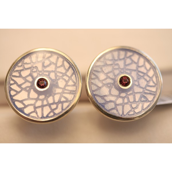 Mother of pearl and sterling silver Cufflinks