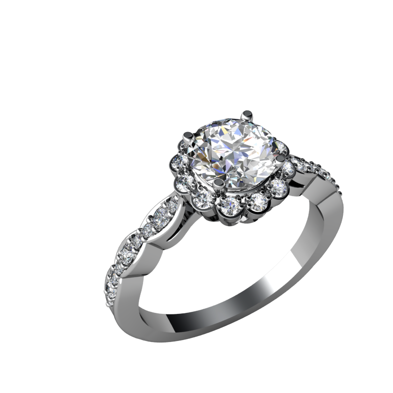 Beloved scalloped solitaire 03