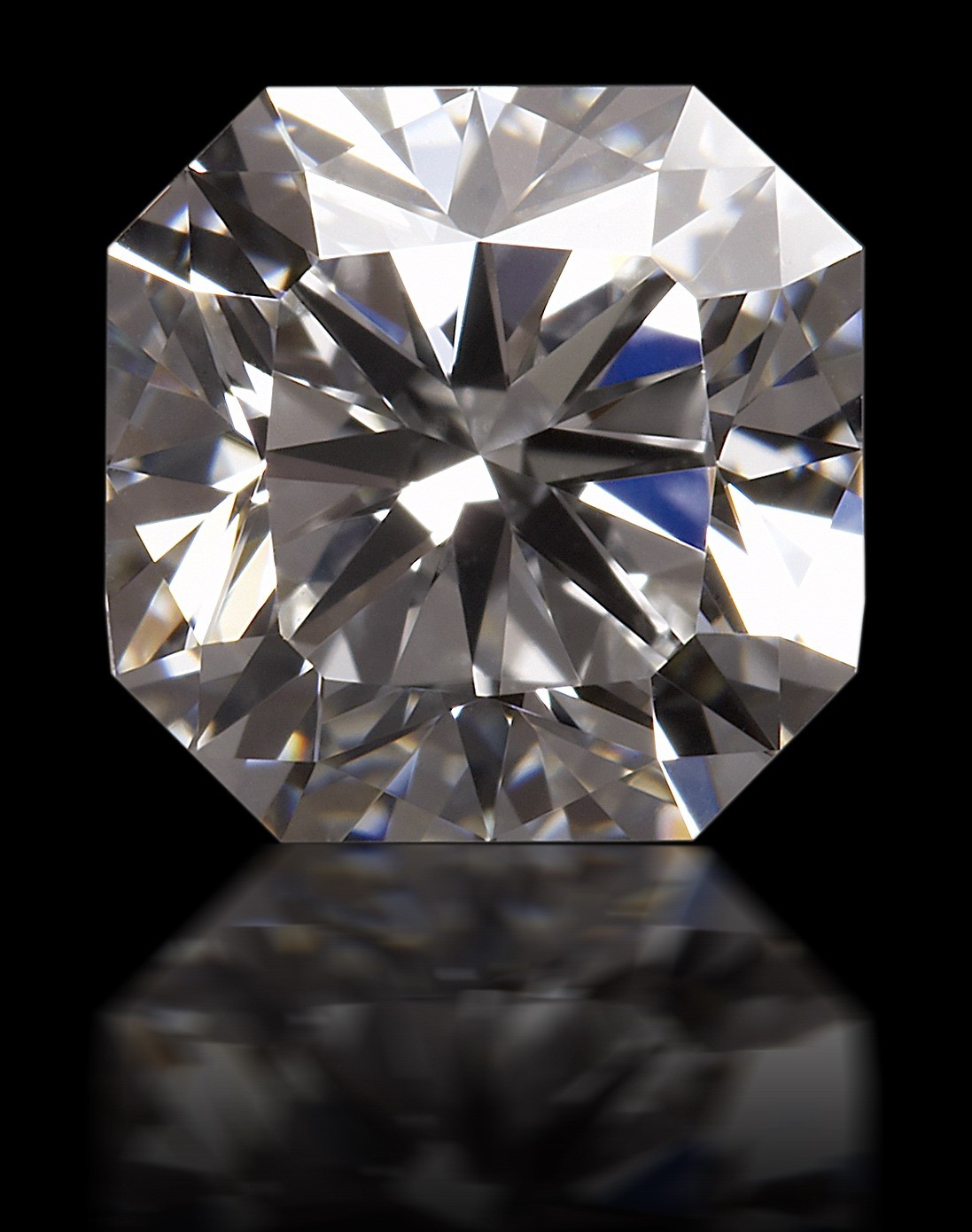 1 1/4ct Square G SI-1 Passion Fire Diamond, loose 