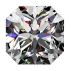 One ct Passion Fire Diamond, F SI-1 loose square