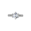 Classic Flared Solitaire Two Tone- 6 Prong 1